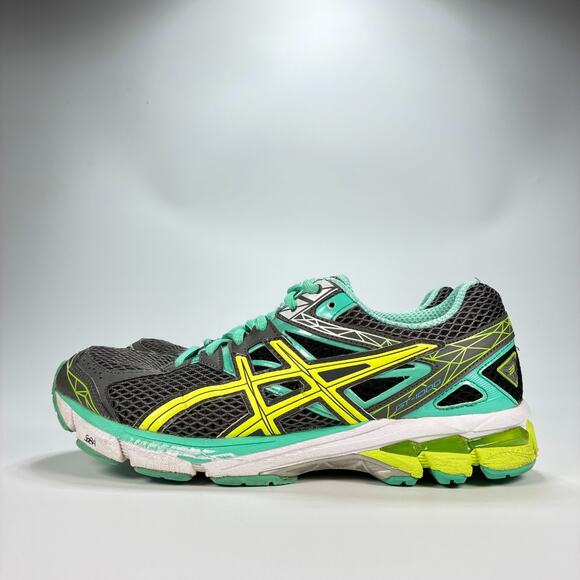 ASICS GT-1000 3 Gray Green Running Shoes Athletic Sneakers T4K9N Womens Size 7.5 - Picture 4 of 10